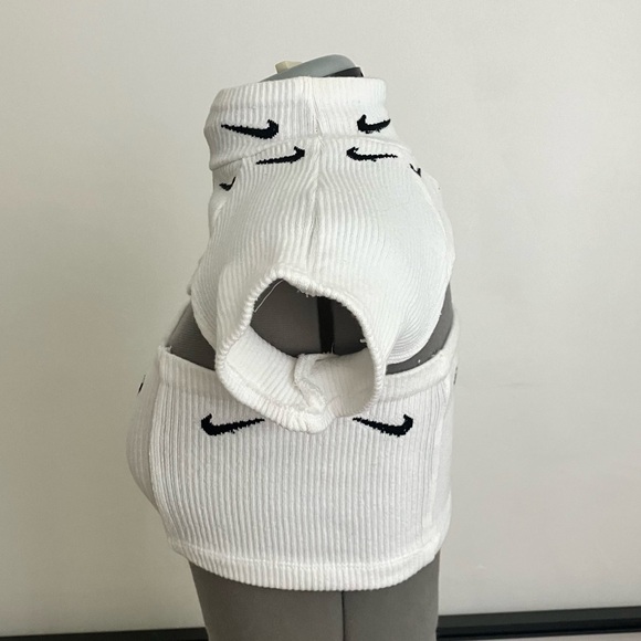 VIXX Studio Barely There Two Piece Top Deconstructed Nike Socks, White, OS - Picture 4 of 12